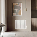 Radiateur électrique en aluminium à résistance électrique et matériau réfractaire Cubo Evo 2000W - Blanc - 4