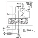 Danfoss Thermostat ECtemp 532 - Capteur de toit + sol - 3