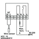 Danfoss Thermostat ECtemp Next Plus - Capteur de toit + Revêtement - 3