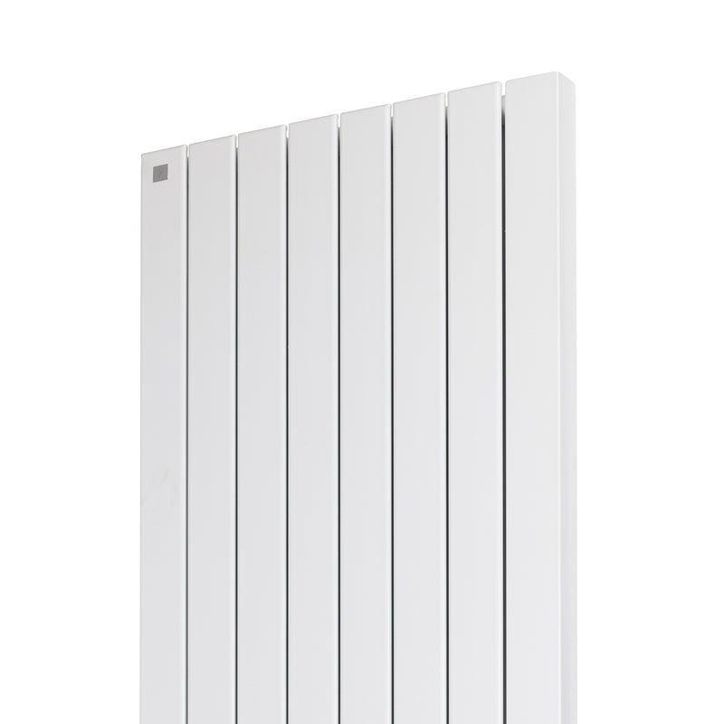 Radiateur électrique à inertie fluide Ramada 2000W avec Contrôle Digital - Blanc vertical