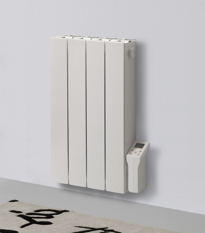 Radiateur électrique en aluminium à résistance électrique et matériau réfractaire Cubo Evo 1000W - Blanc - 5