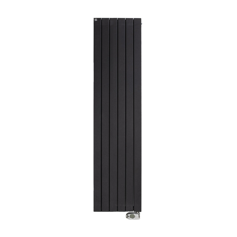 Radiateur électrique à inertie fluide Ramada 1500W avec Contrôle Digital - Anthracite vertical