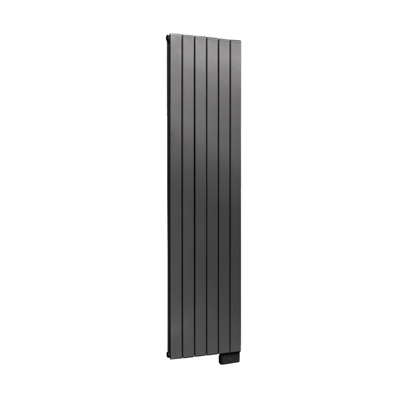 Radiateur électrique à inertie fluide Ramada 1500W avec Contrôle Digital - Anthracite vertical