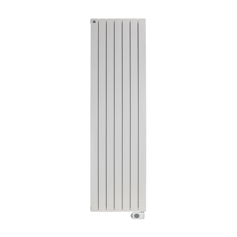 Radiateur électrique à inertie fluide Ramada 1500W avec Contrôle Digital - Blanc vertical