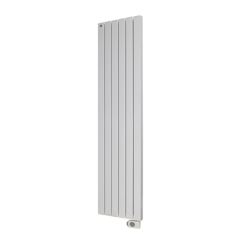 Radiateur électrique à inertie fluide Ramada 1500W avec Contrôle Digital - Blanc vertical