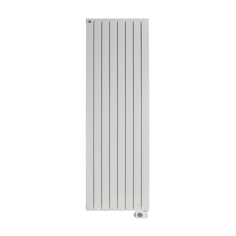 Radiateur électrique à inertie fluide Ramada 2000W avec Contrôle Digital - Blanc vertical