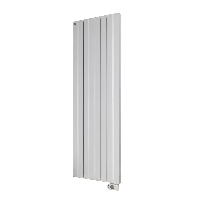 Radiateur électrique à inertie fluide Ramada 2000W avec Contrôle Digital - Blanc vertical