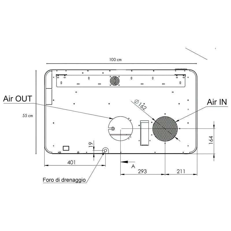 Climatiseur sans Unité Extérieure Silent, Pompe à Chaleur, Ultra Fin, 3,6 kW, R32