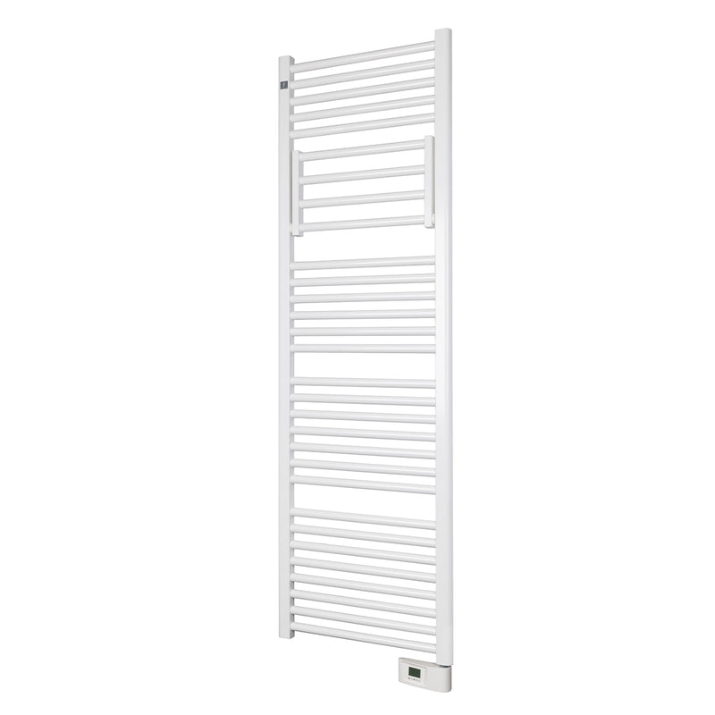 Radiateur Sèche-serviettes Électrique avec Abattant SORICO 750W 1595x500 mm - Blanc