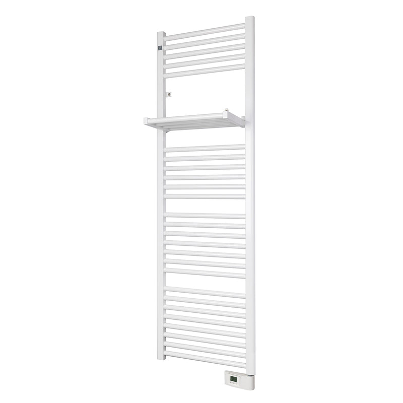 Radiateur Sèche-serviettes Électrique avec Abattant SORICO 750W 1595x500 mm - Blanc