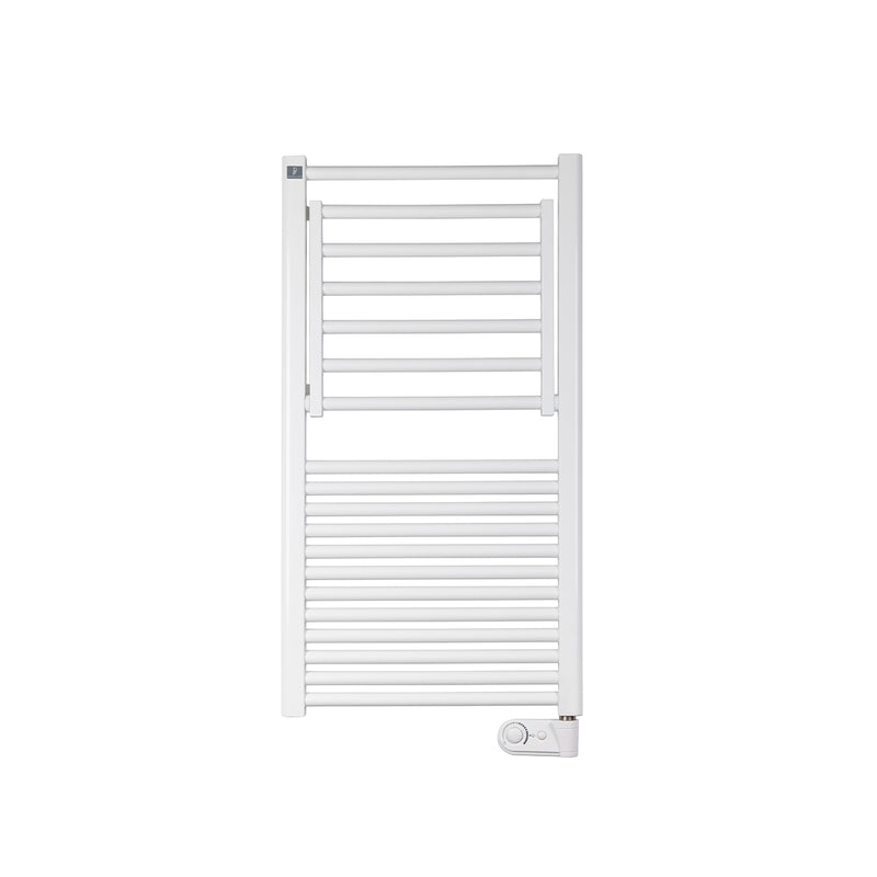 Radiateur Sèche-serviettes Électrique avec Abattant STYLO GREEN D 930x500 mm - Blanc