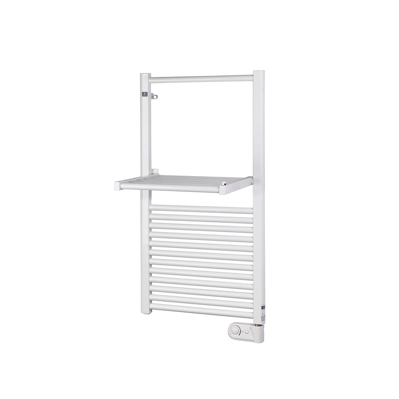 Radiateur Sèche-serviettes Électrique avec Abattant STYLO GREEN D 930x500 mm - Blanc