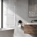 Radiateur Sèche-serviettes Hydraulique avec Abattant STYLO GREEN D 930x500 mm - Blanc