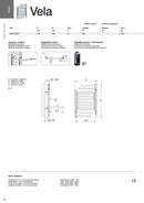 Sèche-Serviettes Électrique Design Deltacalor Vela