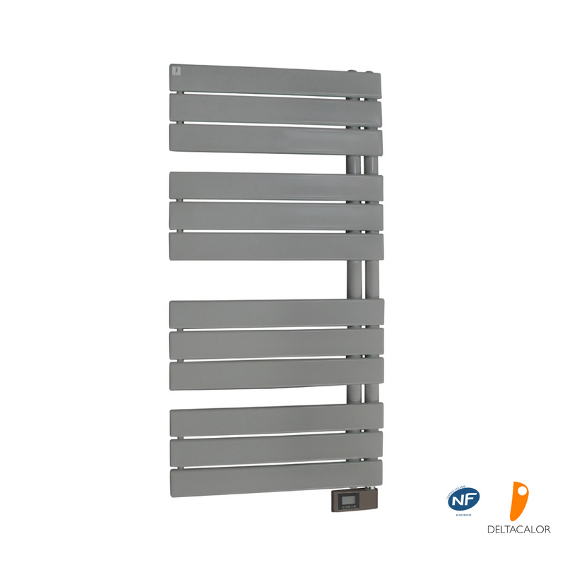 Sèche-serviettes électrique SKYLYZH 550x400mm - Chauffage Fibre De Carbone, Température Constante 55°C, étagère Incluse - 9