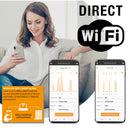 DELTACALOR Radiateur électrique connecté au chaleur douce Cubo Wi-Fi 1000W