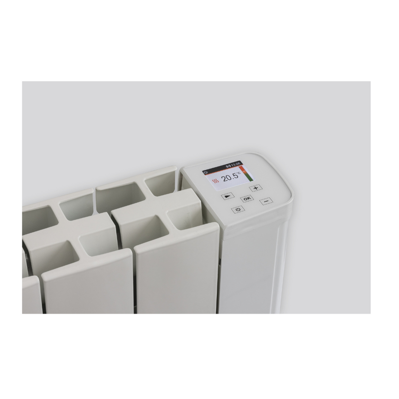 DELTACALOR Thermostat WIFI avec boîtier haute pour radiateur à inertie fluide et sèche