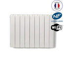 Radiateur electrique en aluminium à inertie fluide KISS EVO II Wi-Fi 1500W