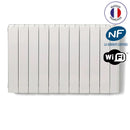 Radiateur electrique en aluminium à inertie fluide KISS EVO II Wi-Fi 1800W