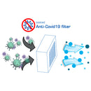 Sèche-mains électrique avec cellule photo-électrique et filtre 1000W ECO - JET - ABS Noir Anti-Covid