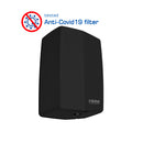 Sèche-mains électrique avec cellule photo-électrique et filtre 1000W ECO - JET - ABS Noir Anti-Covid